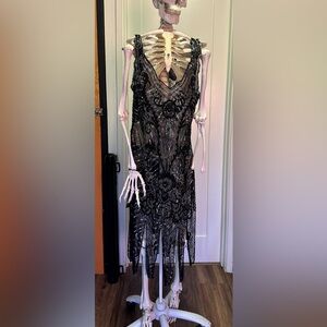 Flapper style dress made from a pattern from original 1920s dress.